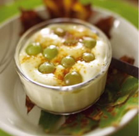 Sabayon au marsala et raisin vert