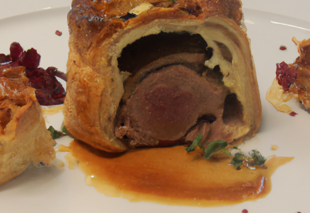 Epaule d'agneau en croûte d'Emmental de Savoie de l'Ecole Internationale Savoie-Léman