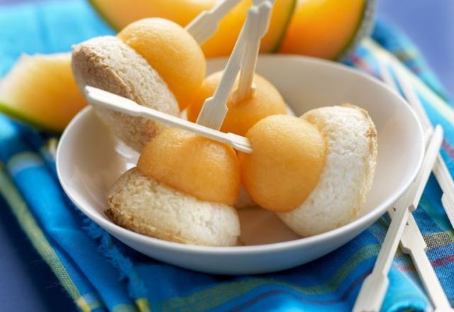 Rochers noix de coco et melon de Guadeloupe IGP