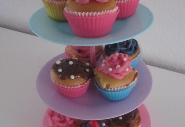 Cup cake glacage au beurre et chocolat