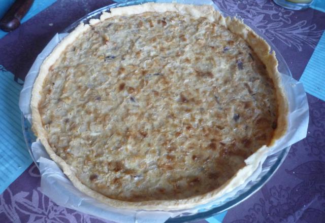 Tarte à l'oignon nouveau