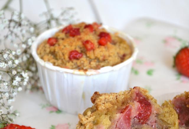 Muffins "Streusel" à la fraise