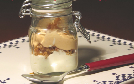 Petits pots épicés à la mousse de spéculoos