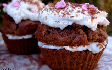 Muffins légers ricotta et chocolat