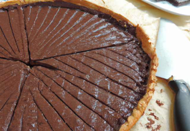 Tarte au chocolat traditionnelle