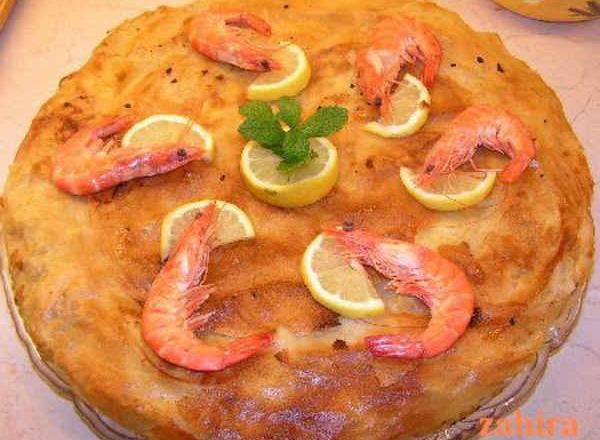 Pastilla au poisson et aux fruits de mer rapide