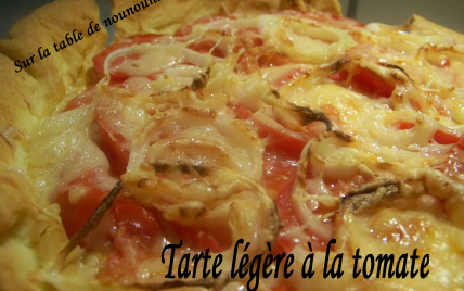 Tarte légère à la tomate