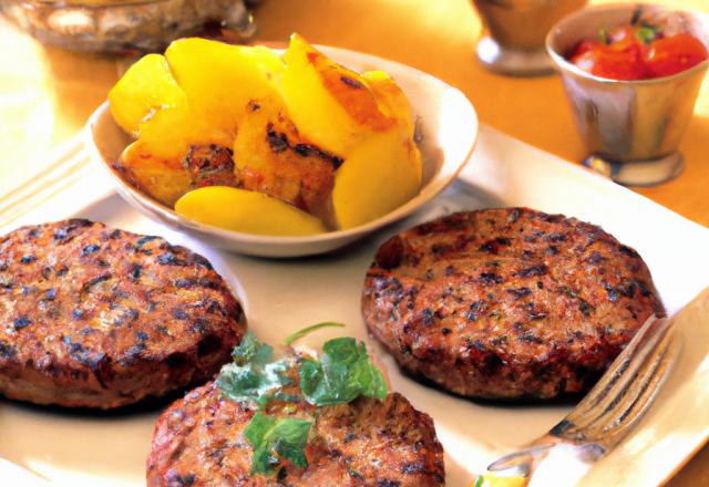 Hamburgers de pommes de terre