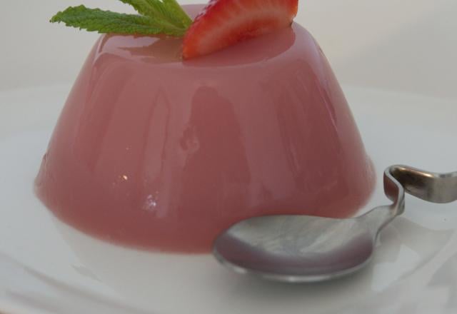 Flan aux fraises