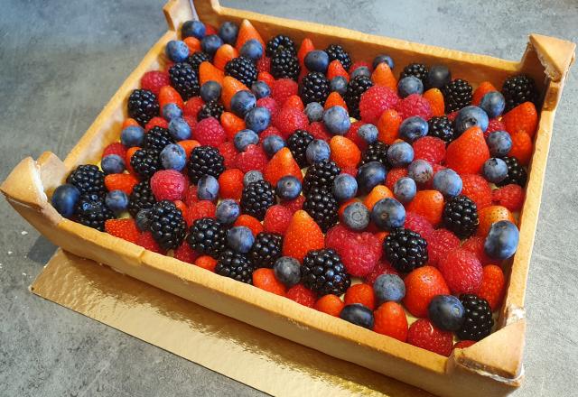 Tarte cagette de fruits