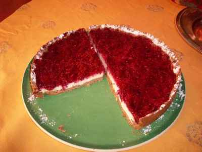 Cheesecake aux citrons et fraises