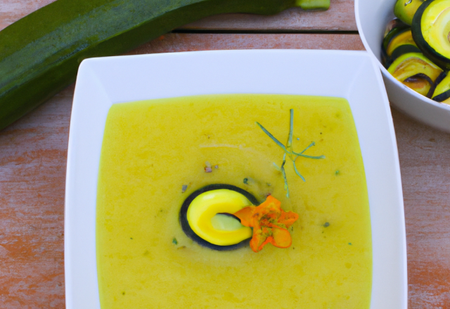 Soupe de courgette