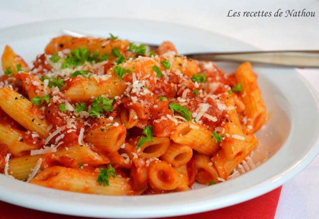 Pennes all'amatriciana