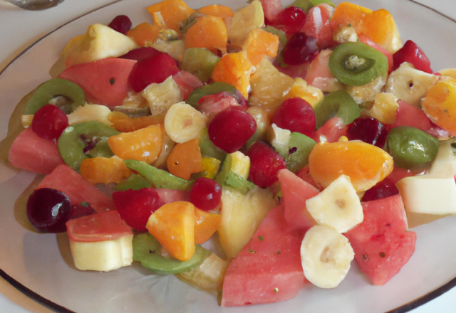 Salade de fruits métissée