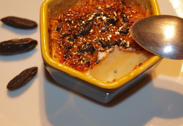 Crème brûlée à la fève de tonka