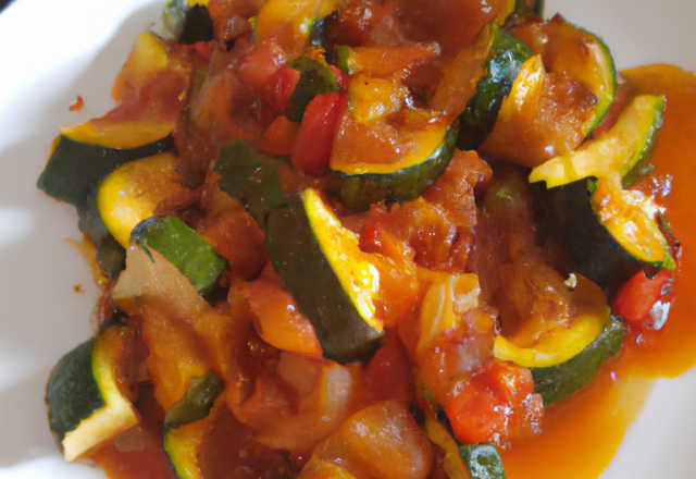 Ratatouille de courgettes à ma façon