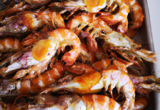 Langoustes barbecue