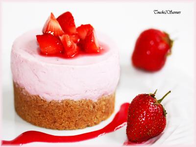 Cheesecake à la fraise