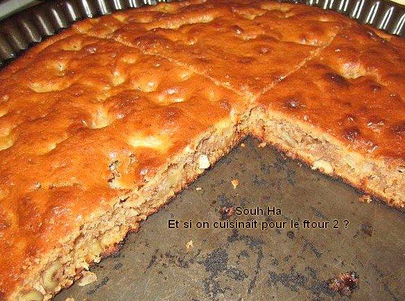 Gâteau aux noix à la cannelle