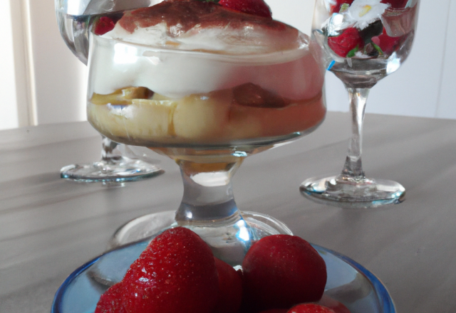 Tiramisu aux fraises, recette fraîcheur 