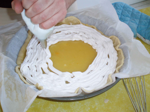 Tarte au citron acidulée et meringue douce et fondante