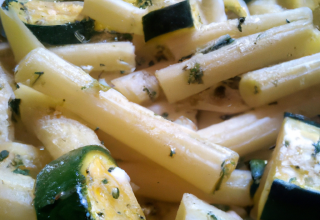 Penne aux courgettes