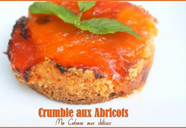 Crumble aux abricots rapide