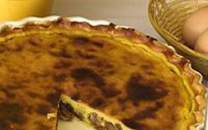 Tarte aux raisins et Macvin