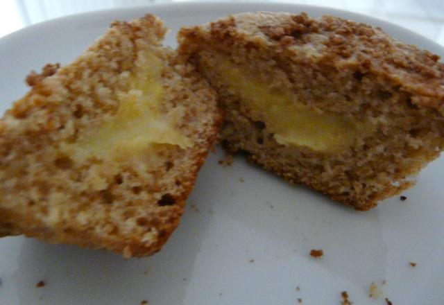 Muffin crumble spéculoos cœur citron