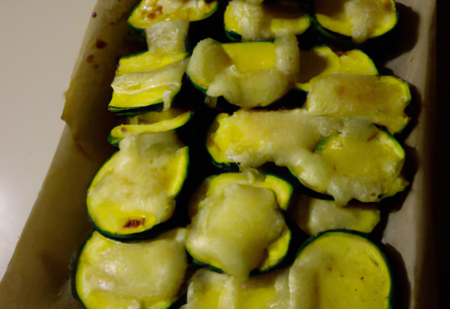 Courgettes au fromage à raclette