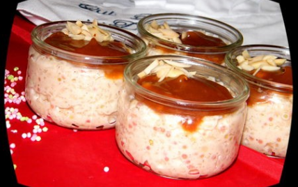 Riz et perles de tapioca au lait et salidou