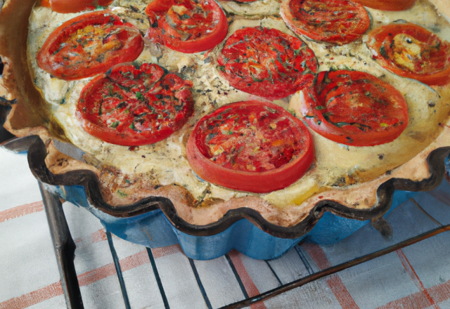 Tarte roquefort tomate