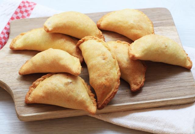 Empanadas au bœuf, olives et tomates séchées