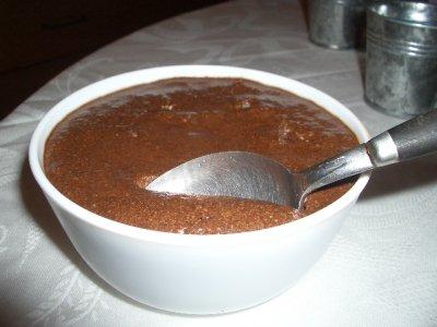 Mousse chocolatée à souhait !