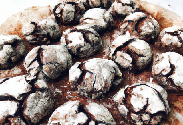 Chocolate crinkles