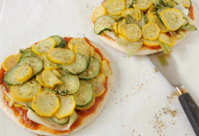 Pizzette aux courgettes