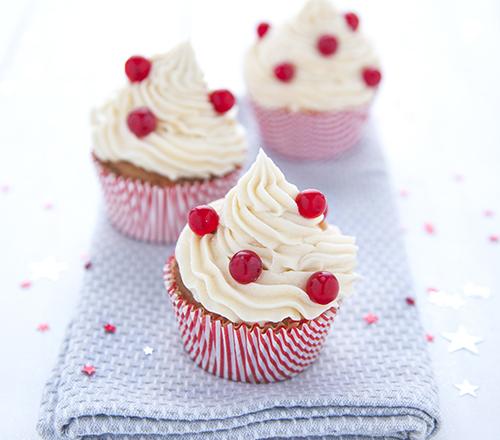 Cupcakes de Noël amandes et vanille