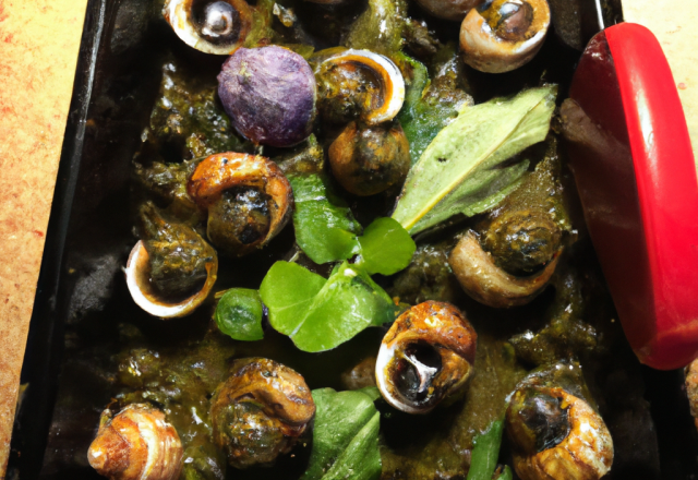 Aumônières d'escargots et de grenouilles