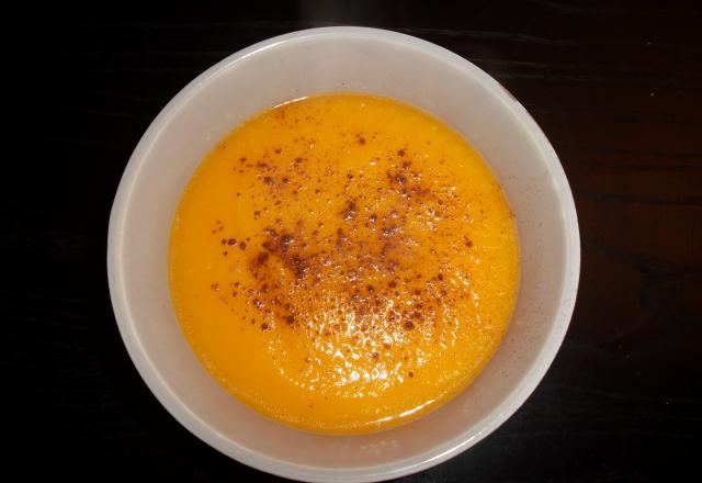 MVelouté de courges au lait d'amande