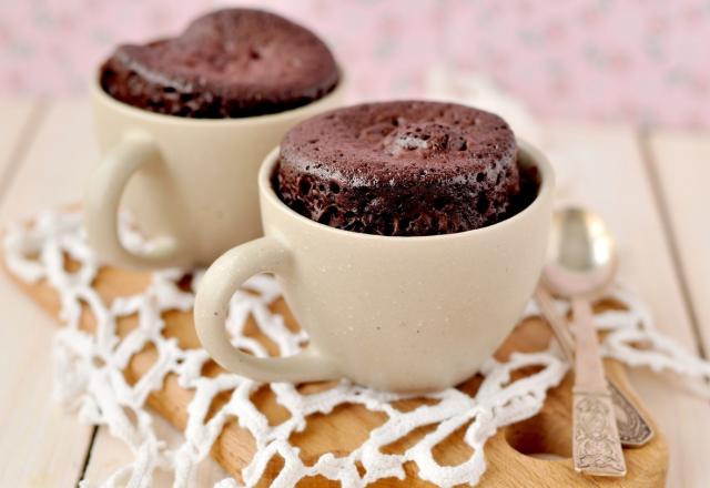 Mug cake chocolat