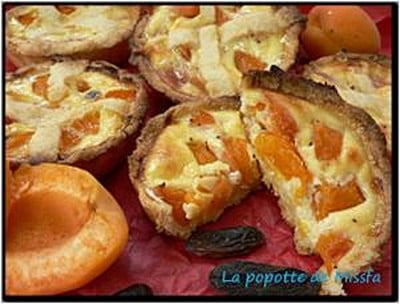 Tartelettes abricots - fève tonka