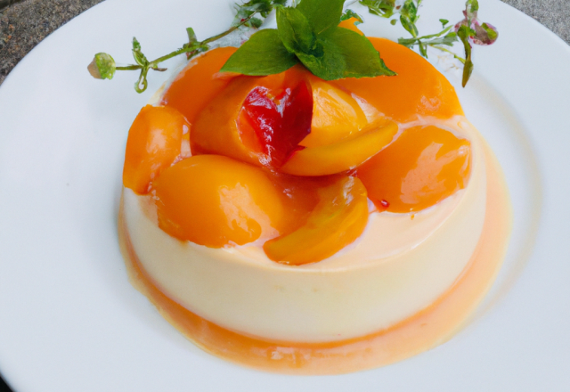 Bavaroises au coulis d'abricots