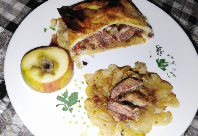 Feuilleté de brebis et à la pomme