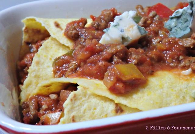 Fajitas bœuf et roquefort