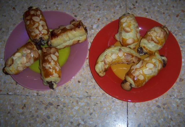 Pain au chocolat amandes