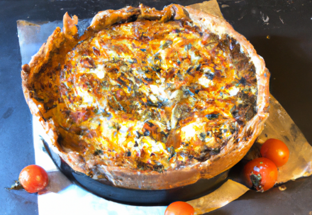 Quiche à la grecque