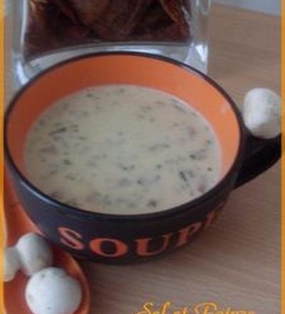 Velouté de champignons économique