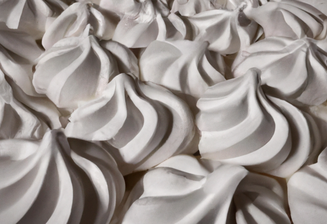 Meringue au sucre vanillé