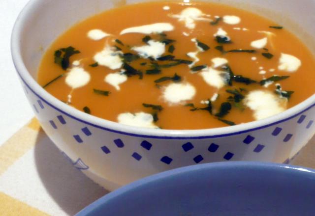 Velouté de courge jaune