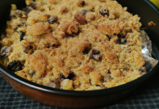 Crumble de pintade